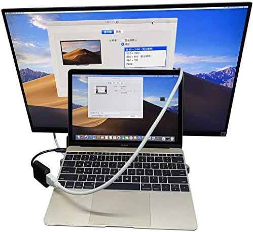Адаптер PAKLIMCN USB C-HDMI 4K USB-C (4K, HDMI), Алуминиев Преносим адаптер Type C, Thunderbolt 3/4, Съвместим с MacBook