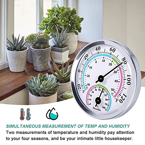 Мини-Термометър-Влагомер Yewhick 2-в-1, Сензор за контрол на температурата и влажността в помещението, Вътрешен Външен