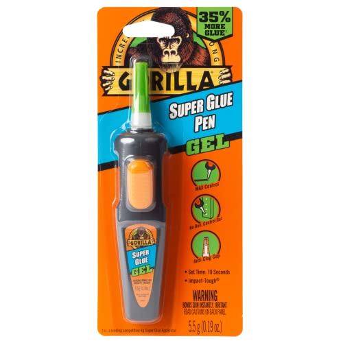 Гел химикалка Gorilla Супер Лепило, 5,5 гр (1 опаковка)