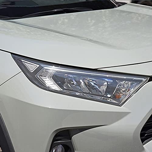 HLLebw Оттенък Фарове Черна Защитно Фолио Прозрачен Стикер от TPU за Toyota RAV4 2019 2020 XA50