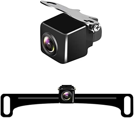Резервна Камера ATOVANKA Камера за задно виждане с номер знак, Универсална за пикап, suv, переключаемая AHD/CVBS, зрителен