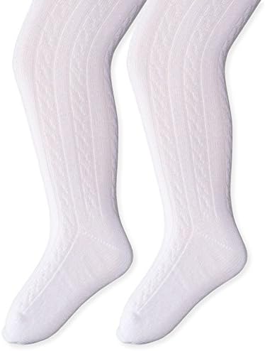Удобни Чорапогащи от Памук, смес за момичета Trimft с подплата - 2 опаковки