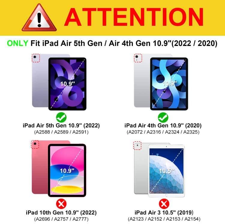 Калъф Fintie за iPad Air 5-то поколение (2022) / iPad Air 4-то поколение (2020 г.) 10,9 инча - [Вълшебния пръстен Туатара]