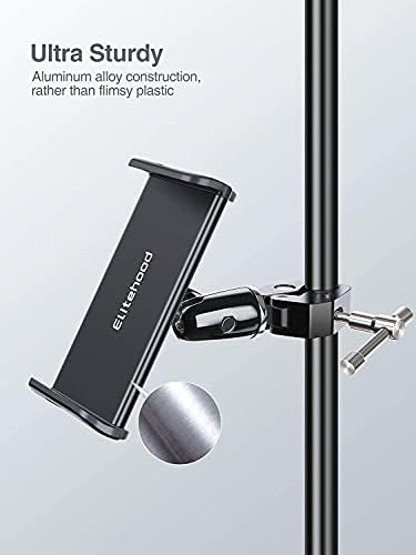 луксозен Метален Държач микрофонной стойка за iPad, Завъртане На 360 ° Стойка за микрофон с Брезент, стойка за телефон,