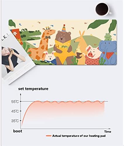 XWWDP Умна Електрическа топло с подгряване за офис на работния плот, 3 Платна Регулатор на температурата, Топло за подгряване