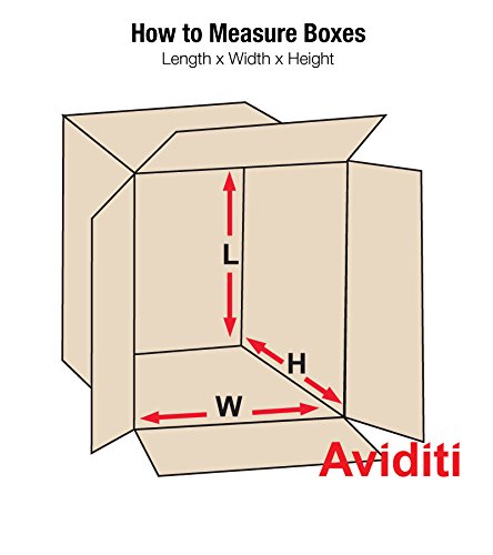 Кутия от велпапе Aviditi 446 4 L x 4 W x 6 H, Крафт, за доставка, опаковане и преместване (опаковка по 25 парчета)