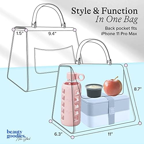 Дамски Чанта за обяд с изолация от 7 опаковки, Bag-Тоут За обяд За възрастен, Сладко Чанта За обяд За жени, Дамски Обяд-Апарати