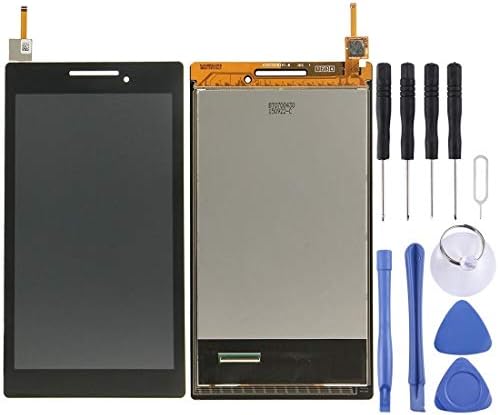 Смяна на LCD дисплей за мобилен телефон LCD екрана и Дигитайзер в пълно Сглобяване на Lenovo TAB 2 A7-10 (Черен) (Цвят: