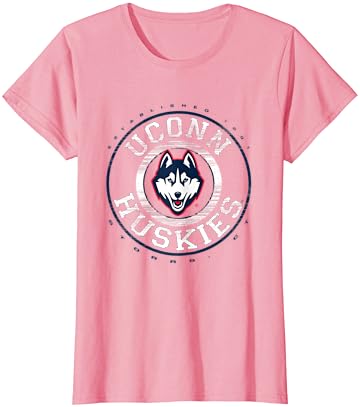 Официално лицензирана тениска Connecticut Huskies Шоу Pink