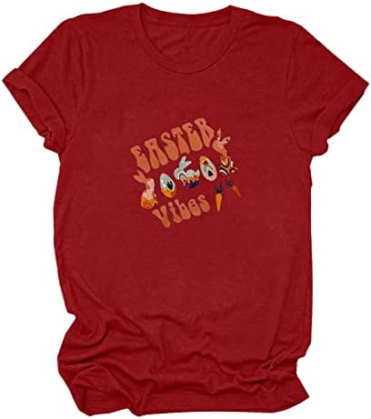 Годишният Есенен Топ Тениска за Момичета, Памучен Тениска с Къс Ръкав и Кръгло Деколте, Графични Сладки Смешно Костюми на Животните, Топ за Обяд