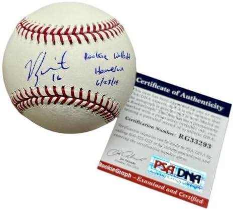 Уил Смит подписа договор с бейзболния отбор на Мейджър лийг бейзбол на Новобранец Walkoff Homerun 27.06.19 PSA - Бейзболни топки с автографи