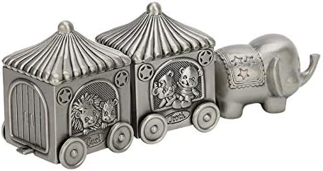 Anncus Детска Кутия За Зъби във Формата На Слон Метален Ковчег за Бижута с Декорация във формата на Кутии за Бижута