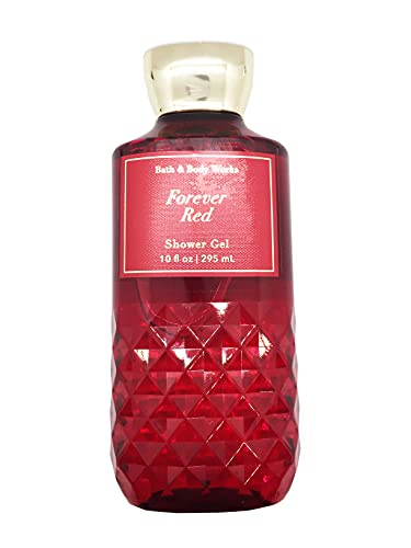 Гел за душ Bath and Body Works Forever RED с екстракт от Шеа и витамин е, 10 течни унции (Лимитированная серия 2018 г.)