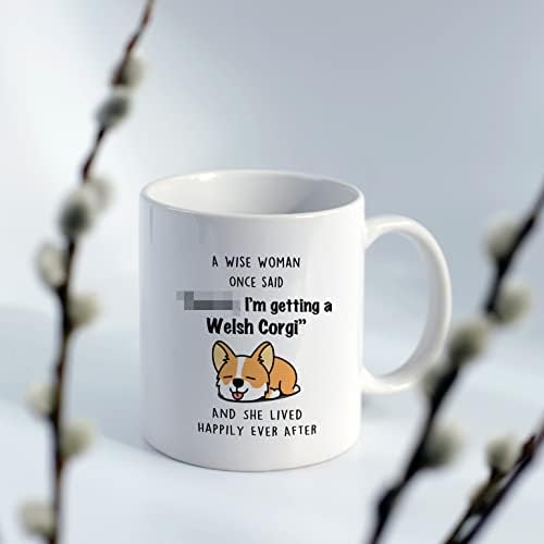 DOTAIN Смешни Corgi Sayings F It Получавам Кафеена Чаша с вельш-Corgi на 11 грама, Керамична Чаша с двустранно принтом, Забавна Чаша с изображение на Corgi, Подаръци За Любител на куч