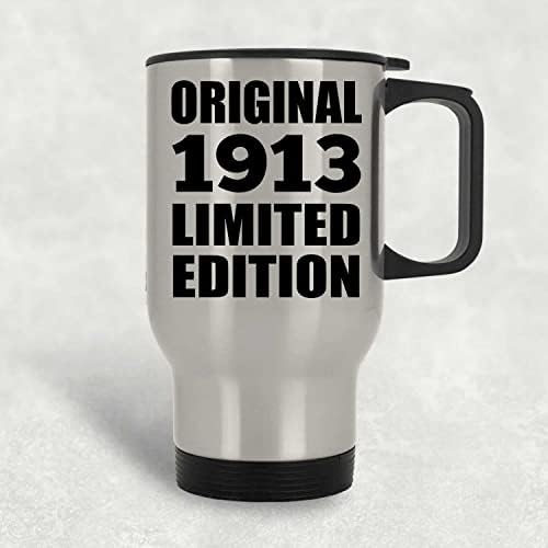 Designsify 110th Birthday Оригинален Лимитированная серия от 1913 г., Сребърна Чаша за Пътуване, 14 грама, на Изолиран