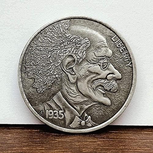 Монета на повикване 1935 Д-р Стрэндж Оригиналната Блуждающая Монета С дълбока Резба Скитащи Души Монета 1 Нож Yingyang
