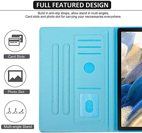 Калъф Fancity за Samsung Galaxy Tab A7 10,4 инча 2020, калъф-поставка от изкуствена кожа Tab A7 с функция за автоматично