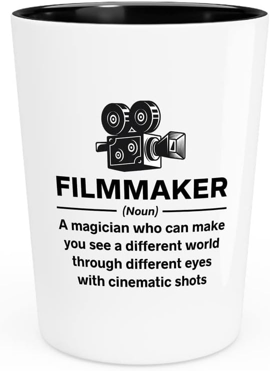Чаша за режисьор 1,5 грама - с кинематографическими рамки - Обзавеждане за режисьора Истински Реквизит за филм на Създателите
