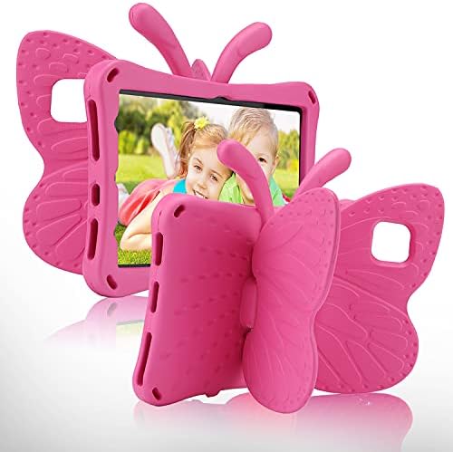 Simicoo Huawei MatePad T10s T10 С 10,1-2020 Детски калъф Сладък калъф-пеперуда с поставка за деца Лесен EVA Здрав устойчив