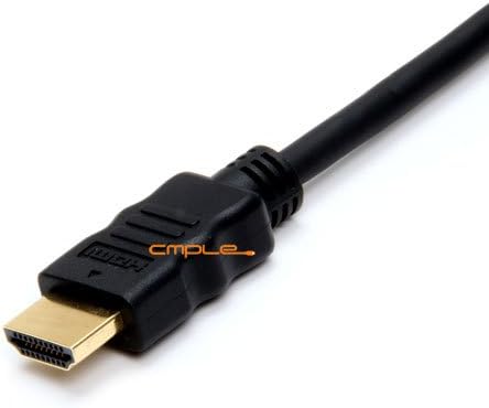 Cmple - Кабел-адаптер HDMI-DVI Двупосочни Високоскоростен Кабел за монитор за КОМПЮТЪР, Лаптоп, HDTV проектор - 6 метра