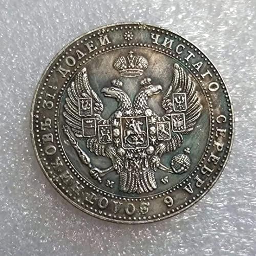 Старинни Занаяти 1839 Полша (Русия) Чужди Възпоменателни Монети Сребърен долар
