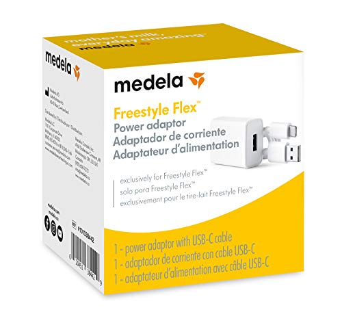 Преносимото захранване Medela Freestyle Flex кабел и USB Type C, Резервен захранващ Кабел за удобство за носене, Оригиналната