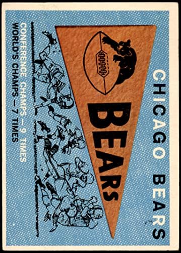 1959 Вимпел Topps 153 Мечета Chicago Bears (Футболна карта) БИВШИ мечки