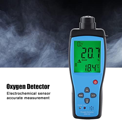 Измерване на кислород, Ar8100 Ръчно O2 Метър Акумулаторна Детектор за кислород, за външна индустрия 100-240 В Широко