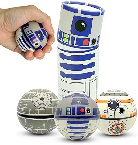 Комплект от 3 стресови топки NINOSTAR StarWar Stress Balls - Поп-играчка-непоседа за деца и възрастни, играчка за облекчаване
