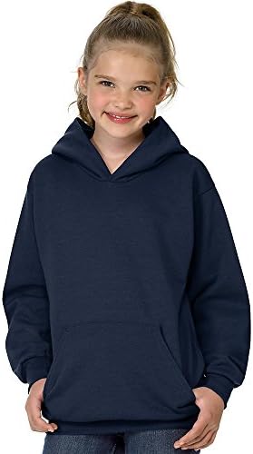 Hoody-пуловер Hanes Big Boys ComfortBlend EcoSmart с качулка _Navy_S