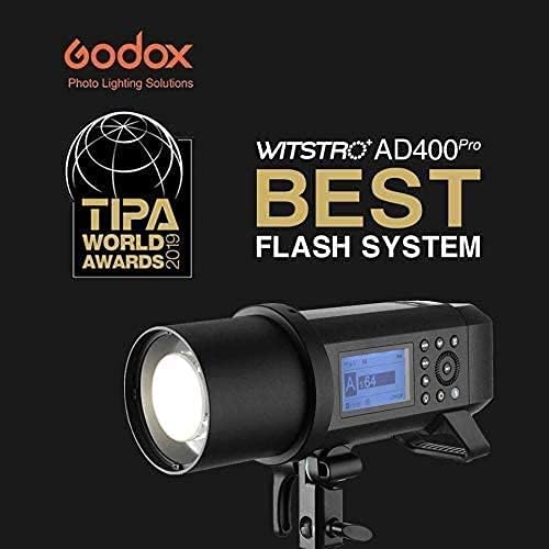 Godox Светкавица Стробоскоп AD400 Pro AD400Pro Универсален Уличен Студиен Монолайт 400 W Фотографско Осветление за фотоапарат