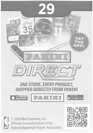 Колекция стикери Панини NBA 2018-19 29 Официалната баскетболна стикер Джейлен Браун Бостън Селтикс (2 инча х 2,75 инча)