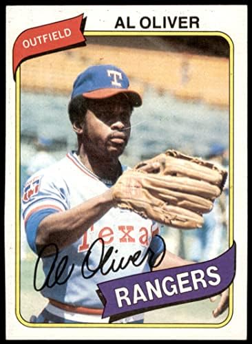 1980 Топпс 260 Ел Оливър Тексас Рейнджърс (бейзболна картичка) Ню Йорк/Mount Рейнджърс