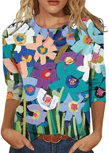 Пролетни Блузи Женски 2023 Удобни Блузи с кръгло деколте Y2k, Големи Размери, Ризи с дълъг ръкав, На Изхода, Модни Реколта