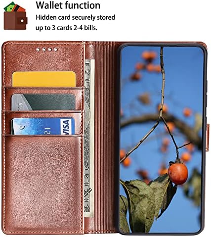 Калъф MInCYB за iPhone 14 Pro Max, една чанта-портфейл за iPhone 14 Pro Max с отделения за карти, RFID заключване, 【Противоударная