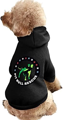 Hoody за кучета питбул Куче Rescue Cat & Dog Мека и Топла Hoody за Кучета, Пуловери за Кученца за Малки Средни Домашни