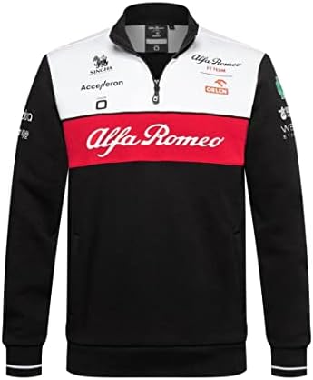 Hoody Alfa Romeo Racing F1 2022 Мъжки една Четвърт от Екипа на мълния