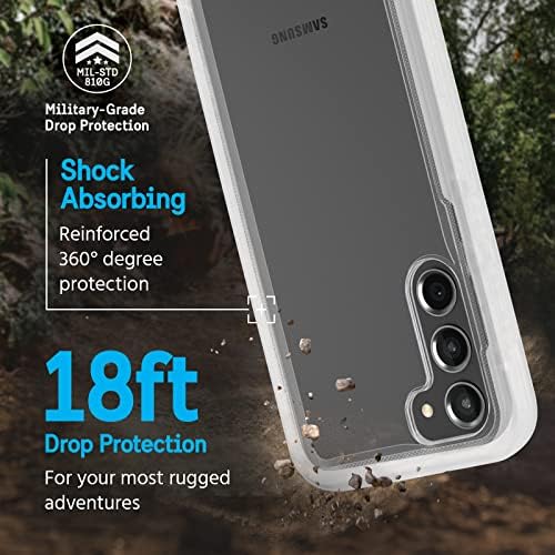 Pelican Voyager - Калъф за Samsung Galaxy S23 Plus [6,6 инча] [Защита от падане на 18 фута MIL-STD] [Безжична зареждане]