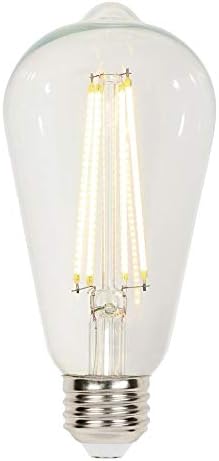 Уестингхаус Lighting 4518320 Led лампа с регулируема яркост 6,5 W (еквивалент на 60 W) ST20 с прозрачна нишка с нажежаема