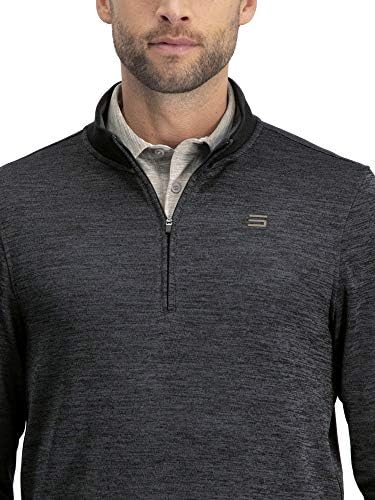 Мъжки Пуловери-пуловери със суха засаждане - Руното яке за голф с цип на четвърт инч - Индивидуален приятелка