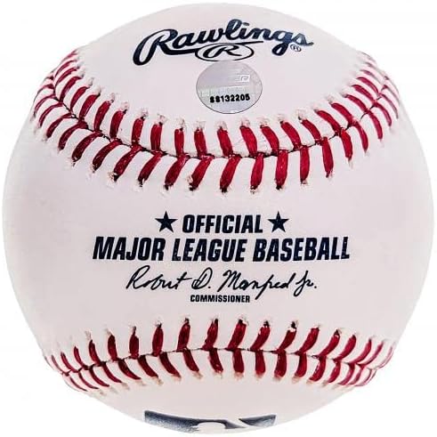 Холограма на Ханк Аарон с Автограф от Официалния представител на MLB бейзбол Атланта Брейвз КОПИТО 82 Щайнер SS132205
