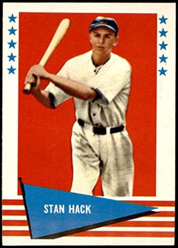 1961 Fleer 110 Стан Хэк Чикаго Къбс (Бейзболна картичка) Ню Йорк /MT Cubs