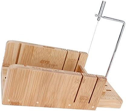 Нож за сапун TOPINCN, Инструмент за рязане на сапун от бамбукова дървесина, Лекота на работа за рязане на миещ торта,