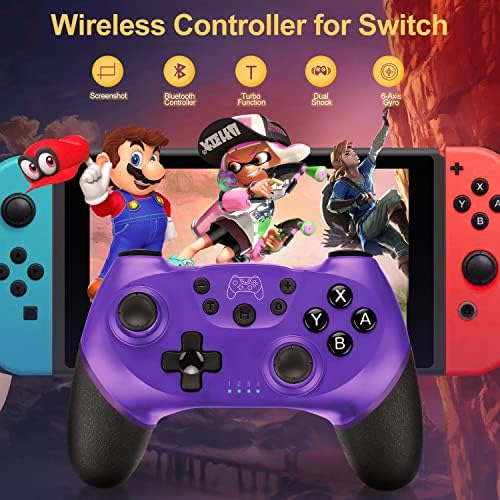 JORREP за Nintendo Switch Контролер за Switch /Switch Lite, Безжичен контролер Switch, Геймпад Switch, Контролер Wireless