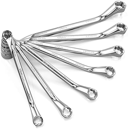 Набор от гаечных ключове с отклонение за извличане на болтове Olsa Tools (7 бр.) | Устройство за теглене на гайки с Кръгла