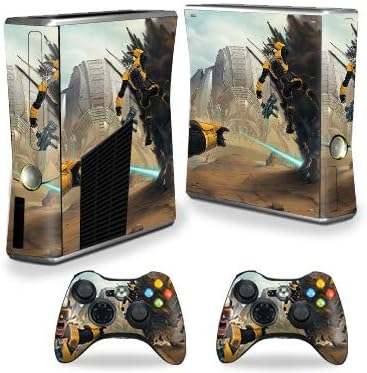 Корица MightySkins е Съвместима с конзолата Xbox 360 S - Battlefield | Защитно, здрава и уникална Vinyl стикер | Лесно