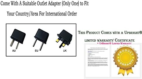 Адаптер UpBright 12V AC/DC Съвместим с Venturer PLV 16100 PLV16100 10 LCD цифров телевизор с плосък екран PVS19377iR