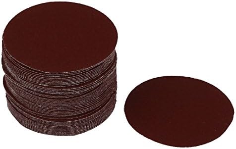Абразивни кръгове и дискове Aexit Диаметър 3 инча Абразивен диск за Шлайфане шкурка с флокированием 150 Песъчинки, Сгъваеми