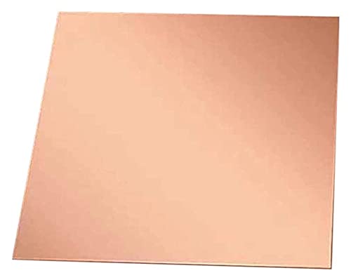 Меден лист YIWANGO Лилаво Медна плоча с Дебелина 2,0 мм 6 Различни размери Медна плоча за, Занаяти, ръчна изработка Материал