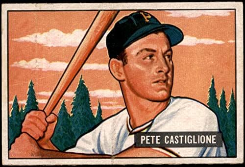 1951 Боуман 17 Бр Castiglione Питсбърг Пайрэтс (Бейзболна картичка) VG/EX+ Пирати